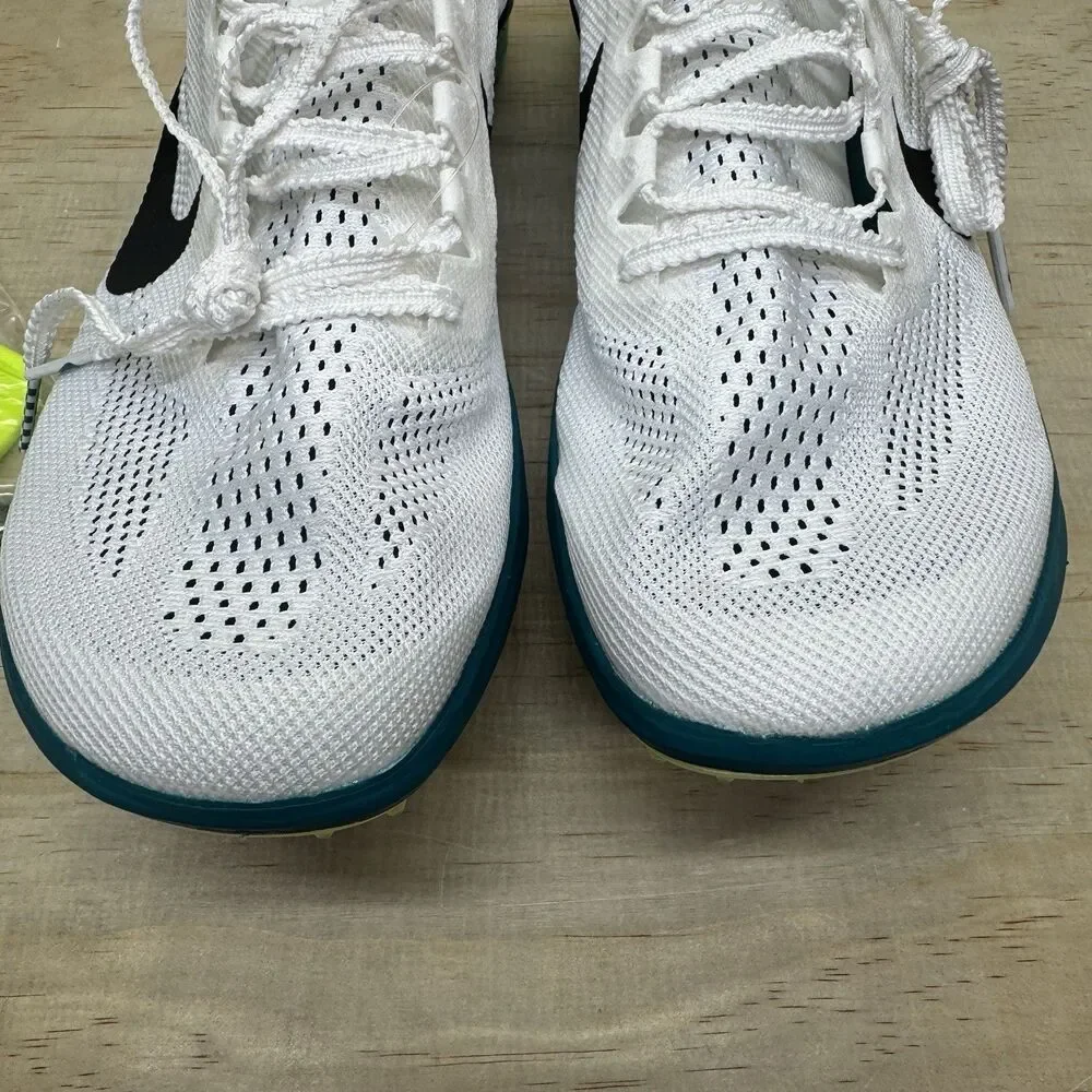 NEW Nike ZoomX Dragonfly 2 White Bright Spruce Black FD8413-102 Mens Sz 8.5